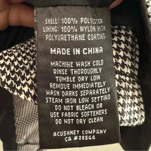 Dryjoys by Footjoy Convertible Jacket to Vest Golf Houndstooth L - Picture 9 of 11